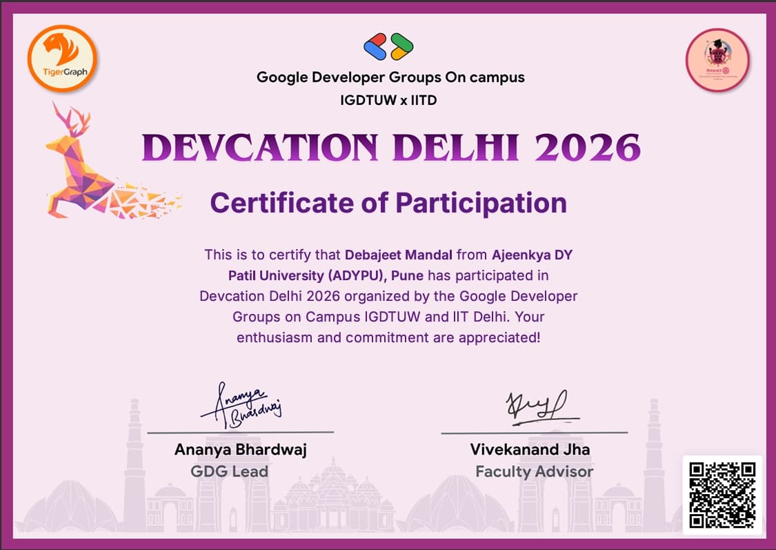 GDG Devcation Delhi 2026